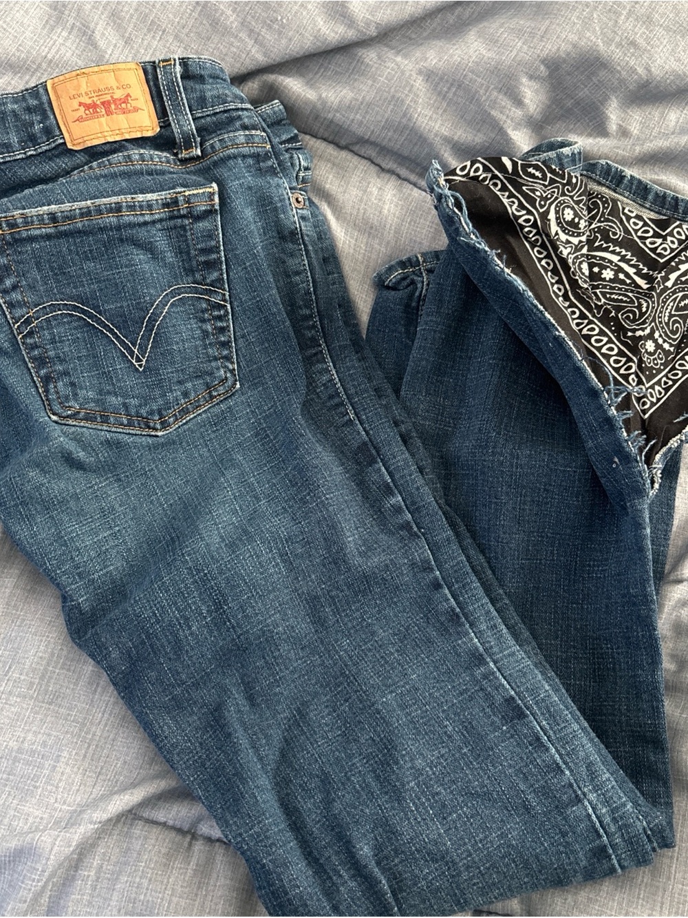 Levi's Vintage Women's Blue Bootcut-Leg Jeans